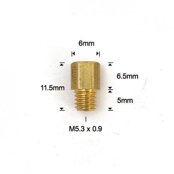 EBC Mikuni hex head main jets 4/042, size 420 VM, VM-18, VM24-512, VM26-606 TMX CARBURETORS