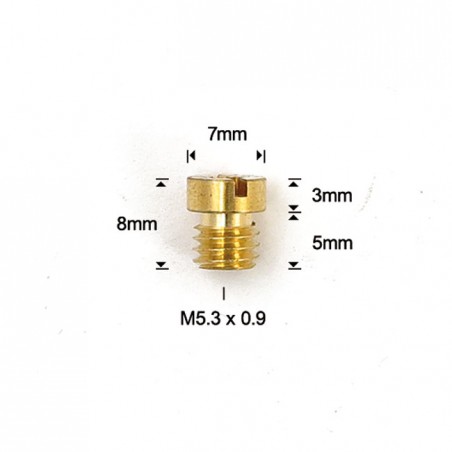 EBC Keihin CV carburetor main jets, size 205 88-06 KEIHIN CV CARBURETORS