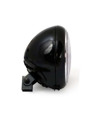 mcs - Phare type OEM - 7" de diamètre - Harley-Davidson Softail FLST de 1986 à 2017 - Noir - MCS