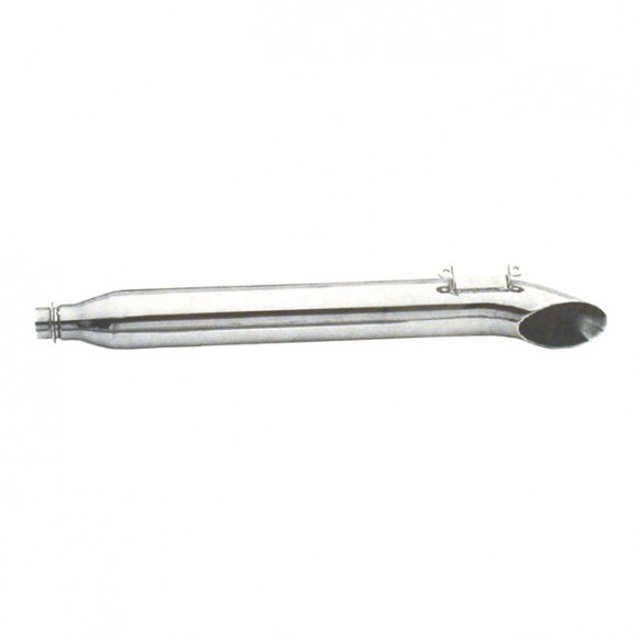paughco - Silencieux Turn Out - 29" de long - 3" de diamètre - Côté droit - Harley-Davidson Touring de 1985 à 1994 - Chrome