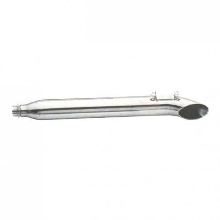 paughco - Silencieux Turn Out - 29" de long - 3" de diamètre - Côté droit - Harley-Davidson Touring de 1985 à 1994 - Chrome