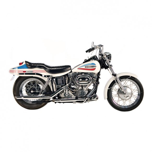 paughco - Échappement Shorty Goose Cut - 38" de long - Harley-Davidson FX de 1970 à 1974 - Chrome - PAUGHCO