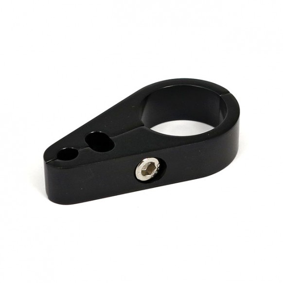 mcs - Passe-câbles 3 fonctions - Trou de 5 mm & de 9,5 x 6,5 mm - Pour tubes de 1.5" de diamètre - Noir - MCS