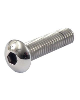 gardner-wescott - Vis Allen tête bouton - 5/16"-24 x 1" - Inox poli - Pack de 5 - GARDNER-WESTCOTT
