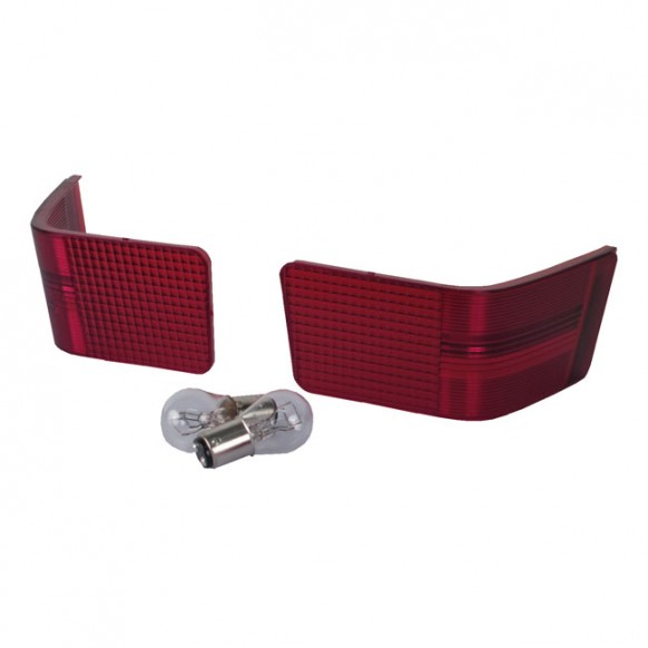 mcs - Kit de clignotants de Tour-Pak - Harley-Davidson Touring de 1989 à 2013 - Rouge - MCS