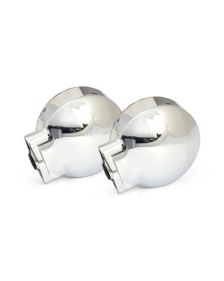 mcs - Clignotants à LED Ringers - 3 fonctions - Harley-Davidson Softail FLST de 1999 à 2013 & Touring de 2001 à 2013 - Chrom