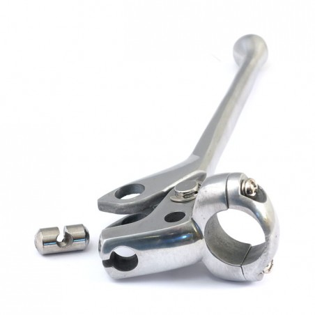 mcs - Levier de frein/embrayage - Type OEM - 7/16" - Harley-Davidson FL de 1941 à 1964 & Sportster XL de 1954 à 1972 - Poli -