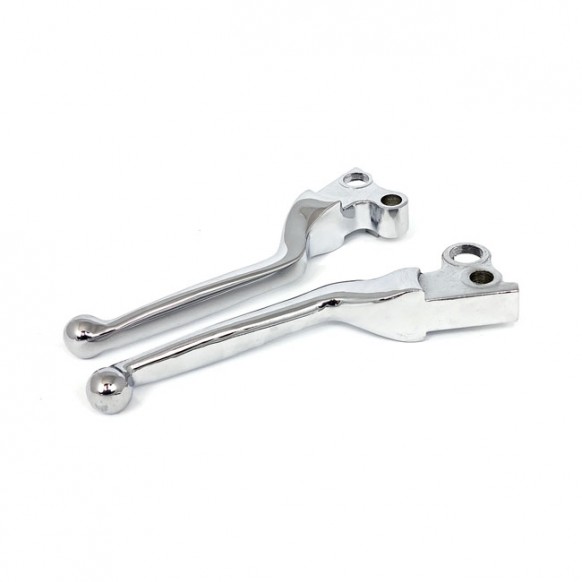 mcs - Kit de leviers Custom Narrow - Harley-Davidson Big Twin & Sportster XL de 1982 à 1995 - Chrome - MCS