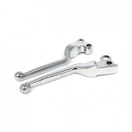 mcs - Kit de leviers Custom Narrow - Harley-Davidson Big Twin & Sportster XL de 1982 à 1995 - Chrome - MCS
