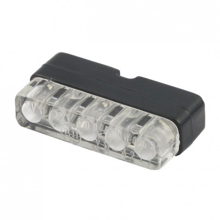 mcs - Eclairage de plaque Mini LED - Homologué ECE - Noir - MCS
