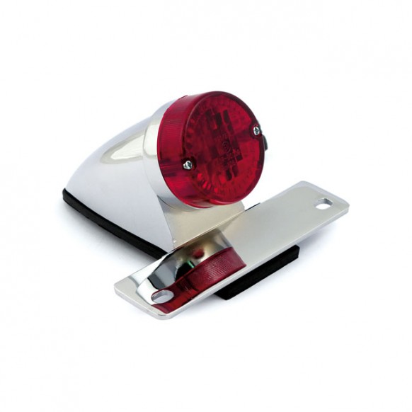 mcs - Feu arrière à LED New Sparto - Homologué ECE - Chrome - MCS