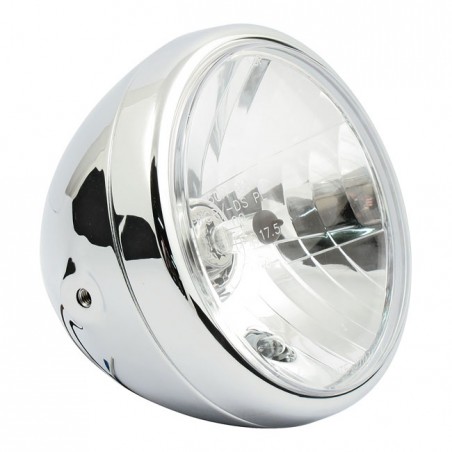 mcs - Phare Reno - 7" de diamètre - H4 - Montage latéral - Chrome - MCS