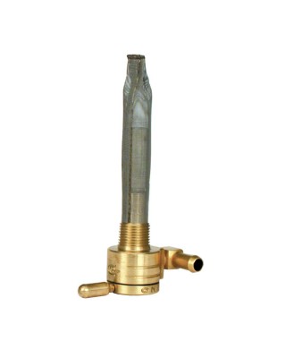 golan products - Robinet d'essence Click-Slick - 3/8" NPT - Sortie à l'avant - Harley-Davidson Big Twin de 1966 à 1974 & Spor