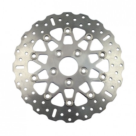 EBC POL. STAINL. CONTOUR FLOATING ROTOR MOST UPTO 1999 H-D MODELS(NU)