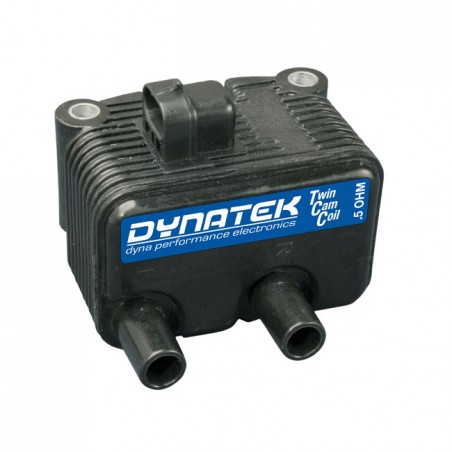 Dynatek, Dyna Twin Cam OEM style coil. 0.5 ohm (carb) 00-06 Softail 99-05 Dyna 02-06 FLT 04-06 XL. (Single fire, carbureted)