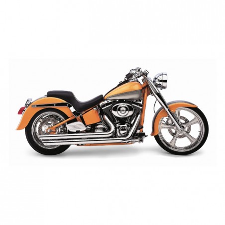 Cobra, Speedster SlashDown exhaust. Chrome 12-17 Softail (NU)