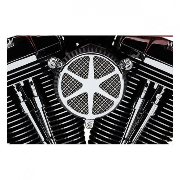 COBRA NAKED AIR CLEANER KIT SPOKE 01-15 Softail 04-17 Dyna (excl. 2017 FXDLS) 02-07 FLT/Touring (NU)