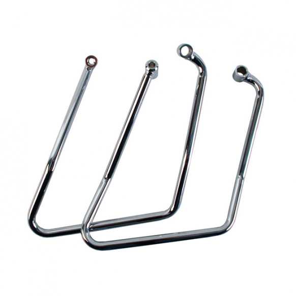 mcs - Kit de supports de sacoches latérales - Harley-Davidson Sportster XL à partir de 2000 - Chrome - MCS