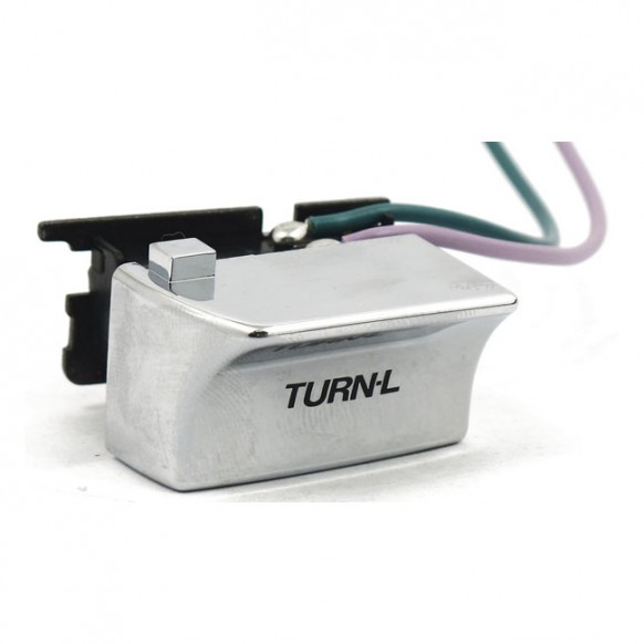 Left turn, handlebar switch. Chrome 82-95 H-D (NU)
