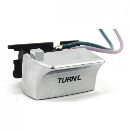 Left turn, handlebar switch. Chrome 82-95 H-D (NU)