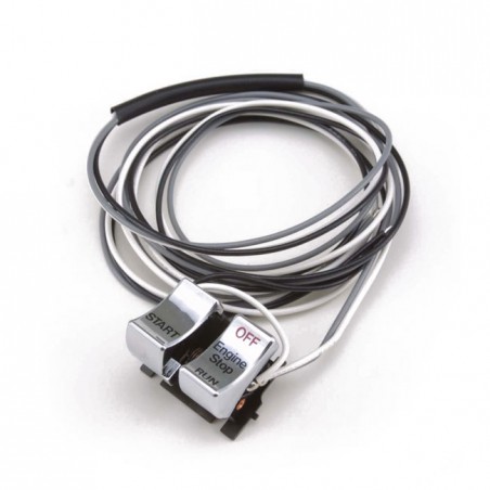 Run/Off/Start, handlebar switch set. Chrome 82-95 H-D (NU)