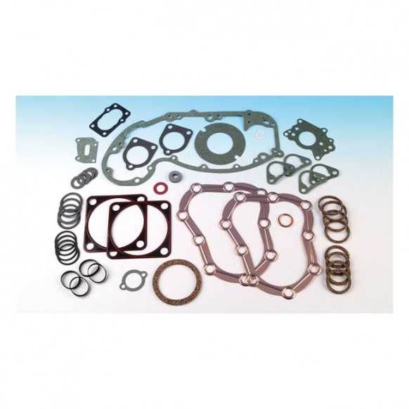 JAMES MOTOR GASKET SET 36-48 FLATHEAD 74 & 80 CU.I (1200 & 1340CC)