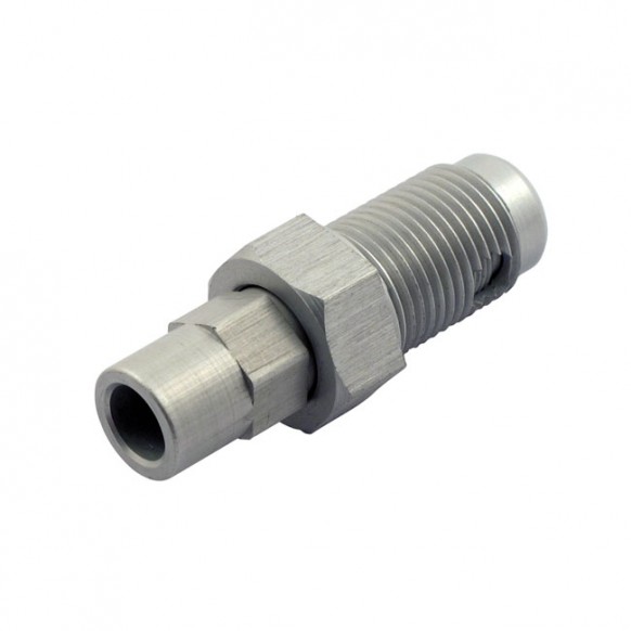 mcs - Raccord de réservoir d'huile - Filetage de 5-8-18 - Aluminium argenté - MCS