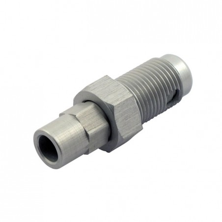 mcs - Raccord de réservoir d'huile - Filetage de 5-8-18 - Aluminium argenté - MCS