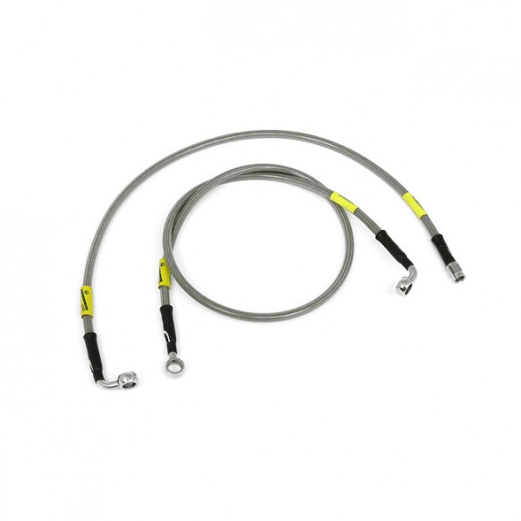 goodridge - Kit de durites de frein avant - Harley-Davidson Softail Blackline de 2011 à 2013 - Inox clair - GOODRIDGE