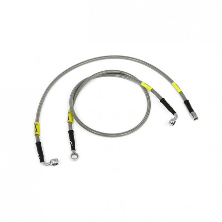 goodridge - Kit de durites de frein avant - Harley-Davidson Softail Blackline de 2011 à 2013 - Inox clair - GOODRIDGE