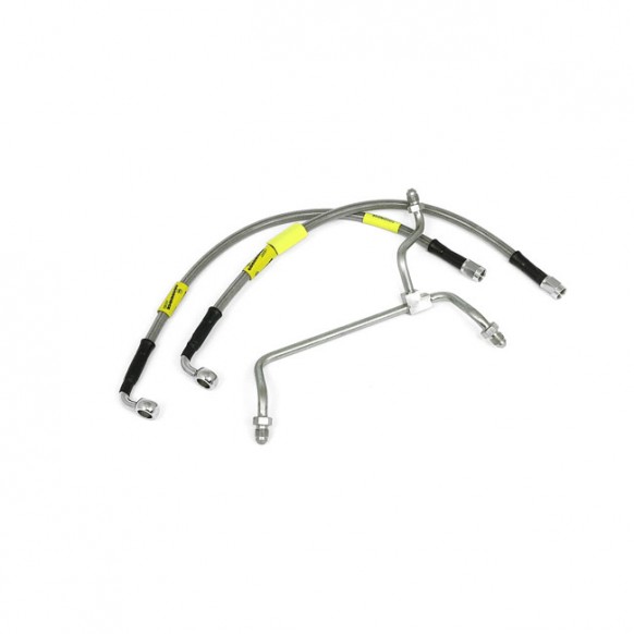goodridge - Kit de durites de frein avant - Harley-Davidson Road Glide de 2015 à 2016 - Inox clair - GOODRIDGE