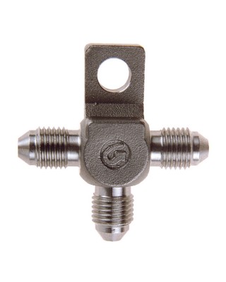 GOODRIDGE T-FITTING, WITH MOUNT TAB. SS