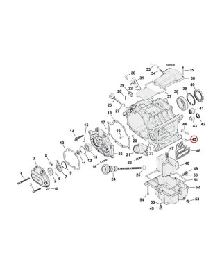 DOWEL PIN, TRANSM. & CRANKCASE 99-17 TCA/B 17-20 M8: crankcase to crankcase (2 used) 99-17 TCA/B 17-20 Touring 18-20 Softail: t