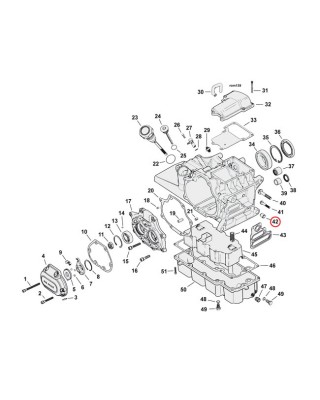 DOWEL PIN, TRANSM. & CRANKCASE 99-17 TCA/B 17-20 M8: crankcase to crankcase (2 used) 99-17 TCA/B 17-20 Touring 18-20 Softail: t