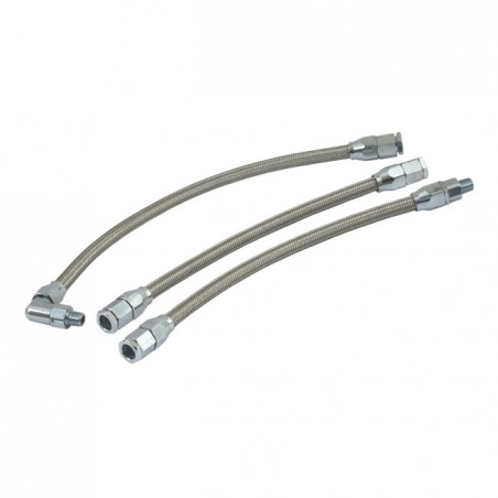 goodridge - Kit de durite d'huile - Harley-Davidson Softail de 1992 à 2001 - Inox tressé - GOODRIDGE