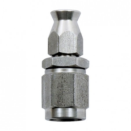 Goodridge hose end straight. Stainless