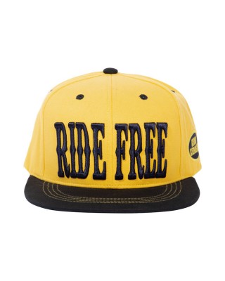 King Kerosin Ride Free snapback cap black/yellow