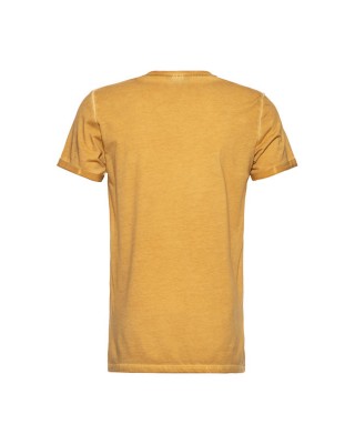 King Kerosin Beach Dudes oilwashed T-shirt yellow