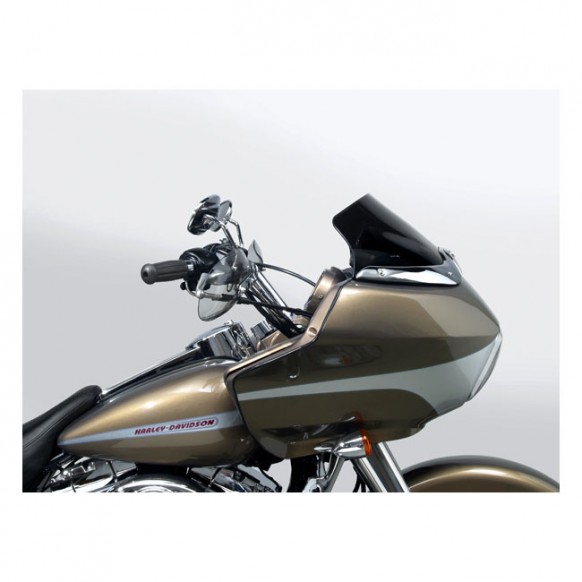 national cycle - Pare-brise Wave - 6.25" de hauteur - Harley-Davidson Road Glide de 1998 à 2013 - Fumé foncé - NATIONAL CYCL