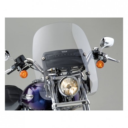 national cycle - Pare-brise Spartan - 16.25" de hauteur - Harley-Davidson Dyna & Softail FX - Incolore - NATIONAL CYCLE