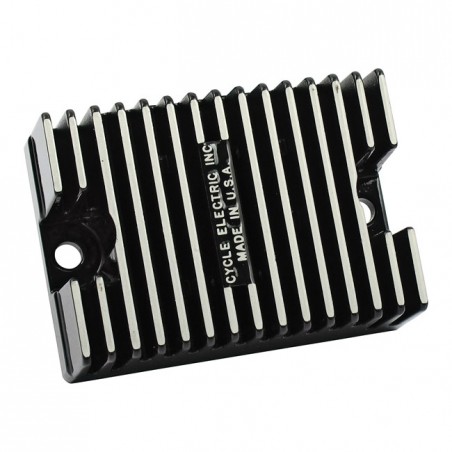 Cycle electric, voltage regulator/rectifier. Black 81-88 B.T. (NU)