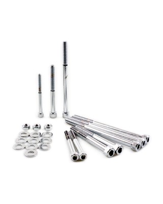 gardner-wescott - Kit de visserie Allen de carter moteur - Harley-Davidson Sportster XL de 1977 à 1990 - Chrome - GARDNER-WEST