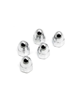 gardner-wescott - Écrous borgne - 9/16"-18 - Chrome - Pack de 5 - GARDNER-WESTCOTT