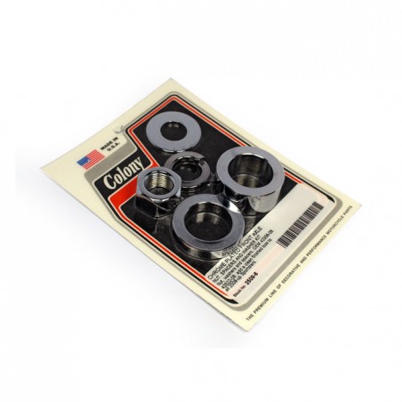 COLONY AXLE SPACER KIT FRONT, SMOOTH 08-19 VARIOUS SPORTSTER