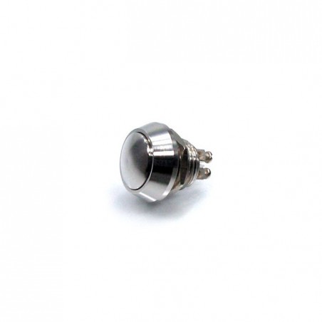 Motogadget, replacement push button switch (M12). Stainless Universal