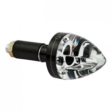 MO.BLAZE CONE IN-BAR TURN SIGNALS BLACK Universal