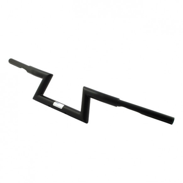 fehling - Guidon Low Z-Bar - 4.7" de hauteur - 1.25" de diamètre - Harley-Davidson à partir de 1982 - Noir - FEHLING CRC