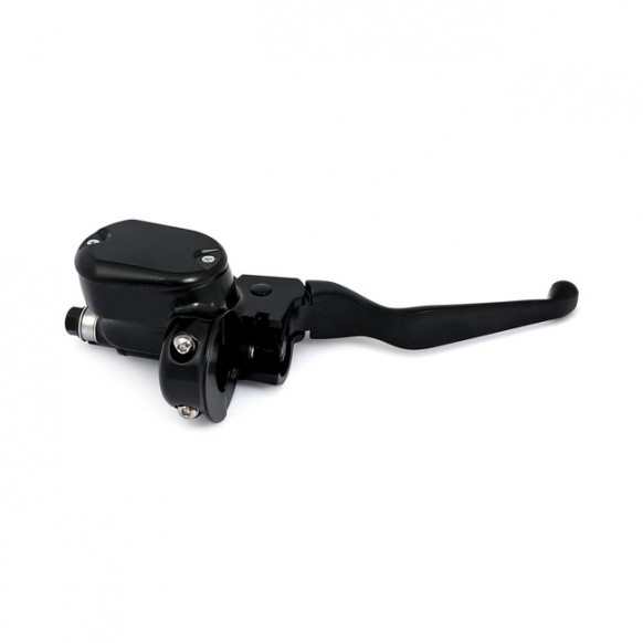 mcs - Maître-cylindre de frein avant - 14mm - Harley-Davidson Sportster XL de 2004 à 2006 - Double disque - Noir - MCS