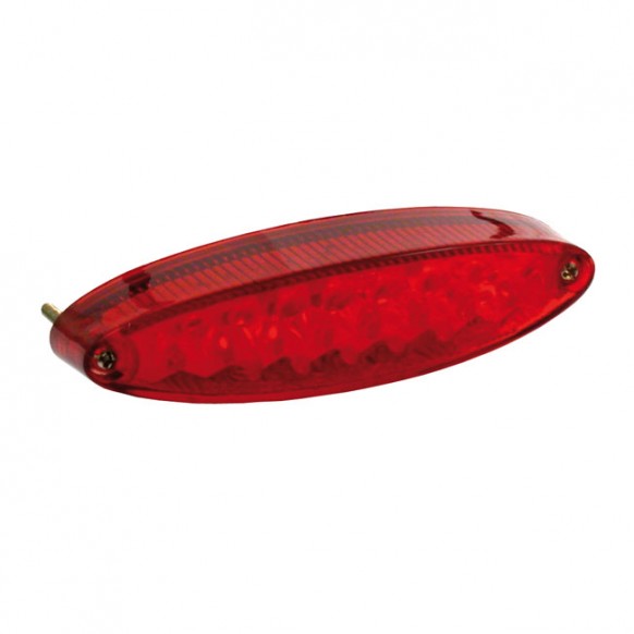 mcs - Lentille de remplacement - Pour feu arrière Lizard Eye - Rouge - MCS