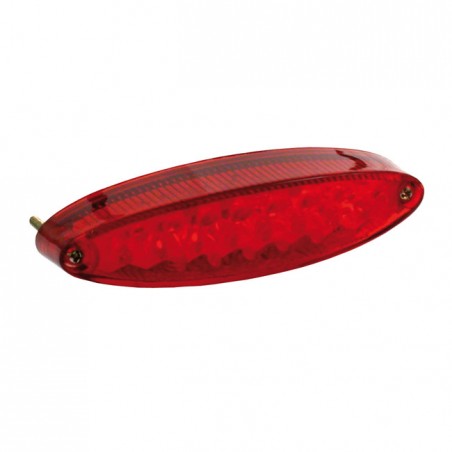 mcs - Lentille de remplacement - Pour feu arrière Lizard Eye - Rouge - MCS